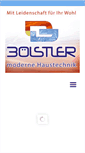 Mobile Screenshot of boelstler-haustechnik.de